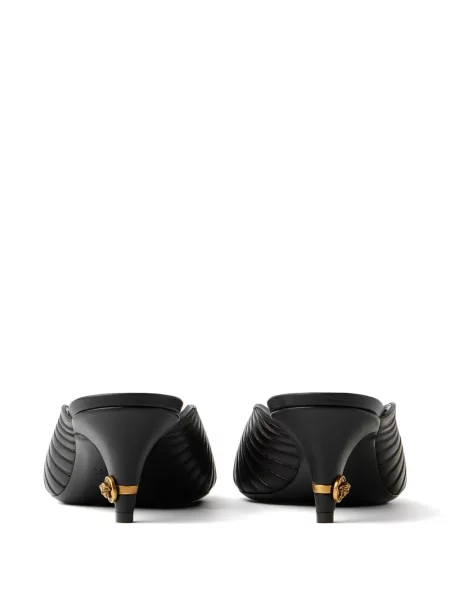 Papuci tip mules Versace negru