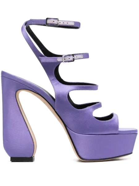 Sandale Sergio Rossi cu cataramă violet