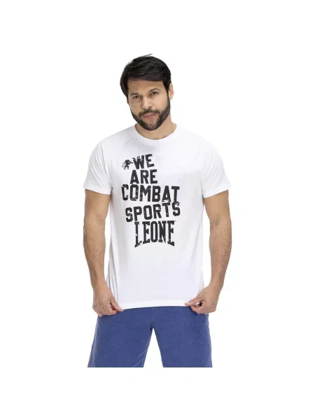 Scurt tricou Leone 1947 cu mâneci scurte alb
