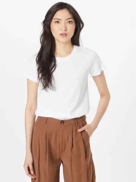 Kaffe Tricou KA Marin' alb