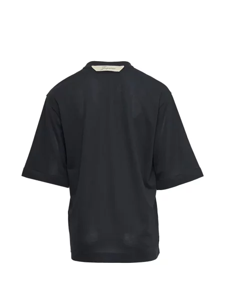 Tricou Jacquemus cu autograf negru