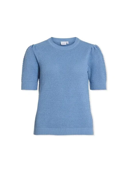 Pulover Vila tricotate albastru