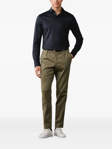 Lung tricou polo Hackett London albastru