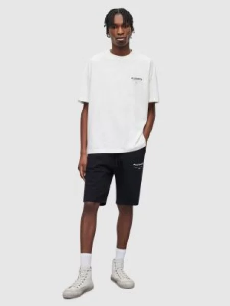 Šortky AllSaints UNDERGROUND SWEATSHO čierna
