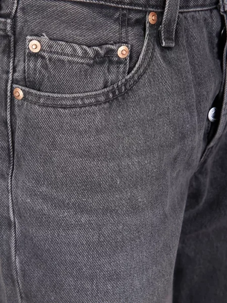 Cropp blugi drepți Levi's® zdrențuiți cu 5 buzunare albastru