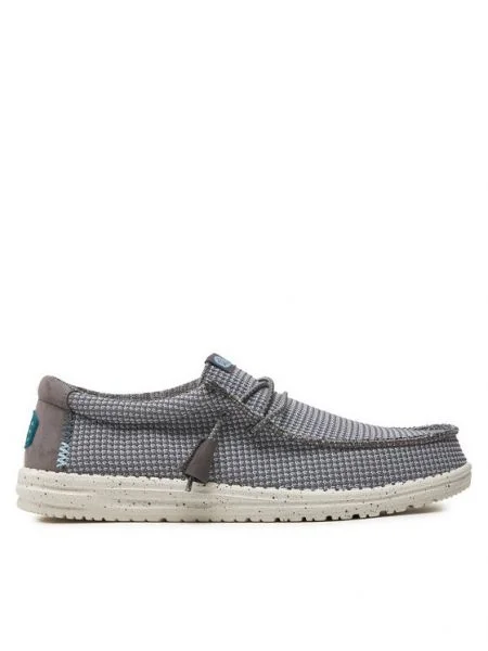 Sneakerși Hey Dude plasă gri