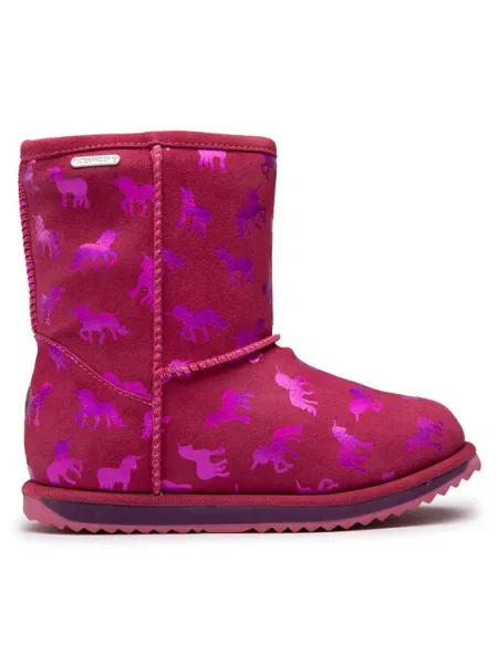 EMU Australia Cizme de zăpadă Rainbow Unicorn Brumby roz