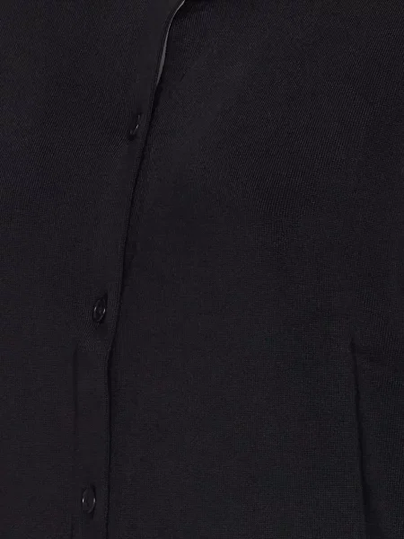 Cardigan Filippa K cu decolteu rotund negru
