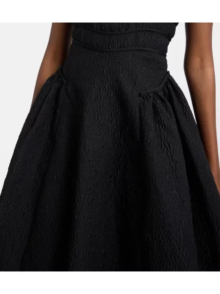 Rochie maxi Rachel Gilbert din jacard negru