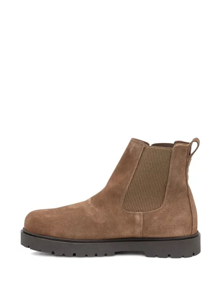 Botine Birkenstock din piele de căprioară maro