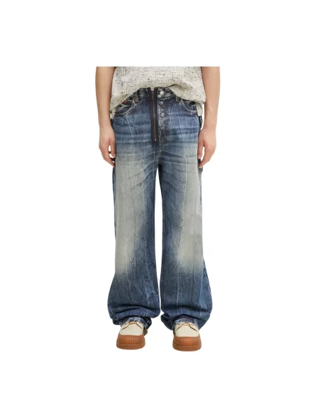 Jeansy Martine Rose casual niebieskie