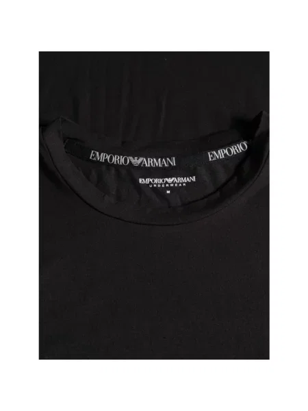 Koszulka Emporio Armani klasyczna czarna