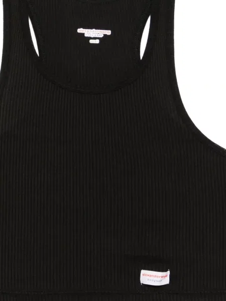 Decupat top Alexander Wang negru