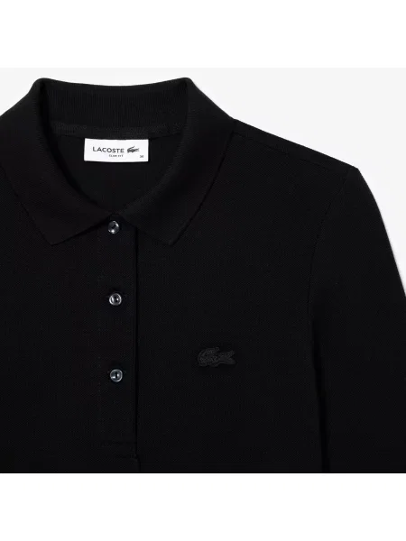 Поло Lacoste черное
