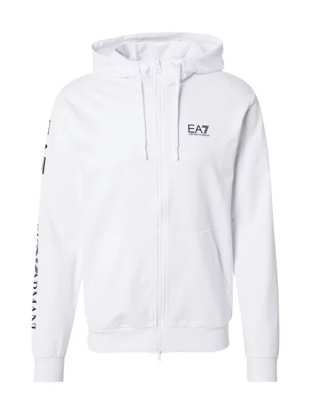 Emporio Armani Ζακέτα φούτερ μαύρο λευκό