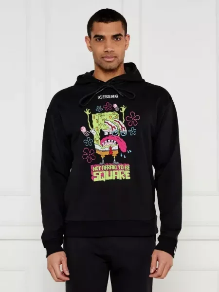 Iceberg Pulóver Iceberg x SpongeBob fekete