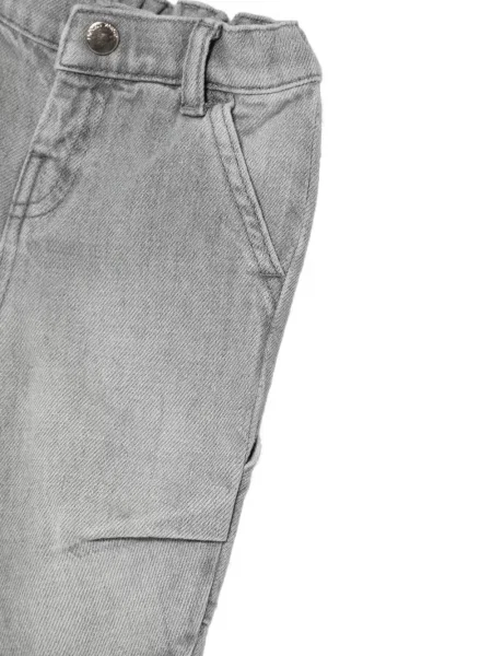 Jeansy dziecięce Emporio Armani szare