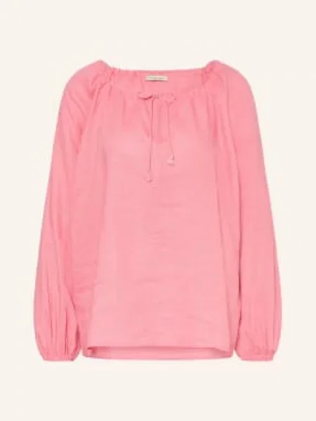 Lilienfels Bluzka Z Lnu pink różowa