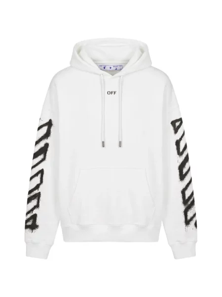Hanorac cu glugă Off-white alb