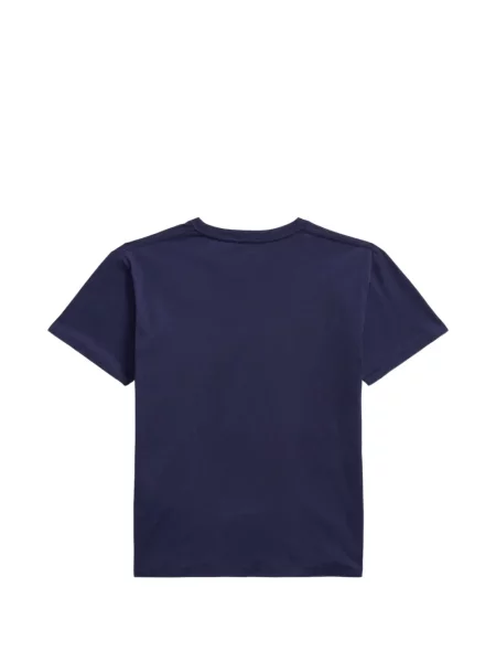 Matlasat sneakerși Polo Ralph Lauren cu autograf de catifea cord albastru