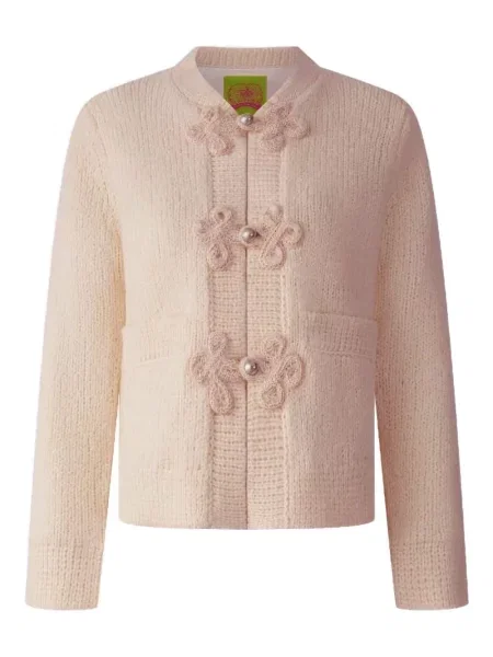 Cardigan Shanghai Tang de lână cu model floral