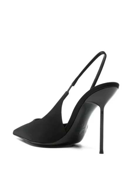 Pantofi cu toc Paris Texas slingback negru