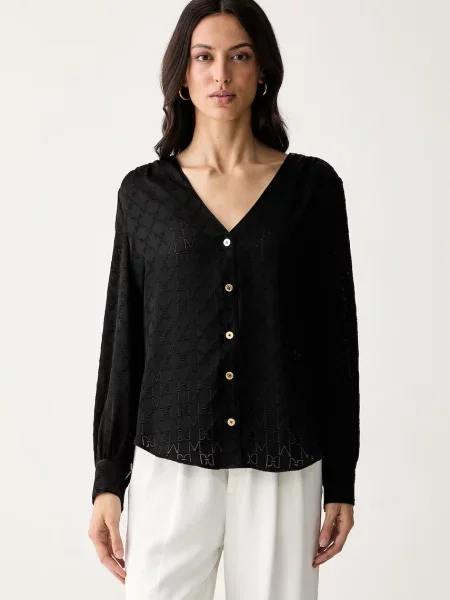 Marciano by Guess cămașă pentru femei cu vâscoză HADIL negru