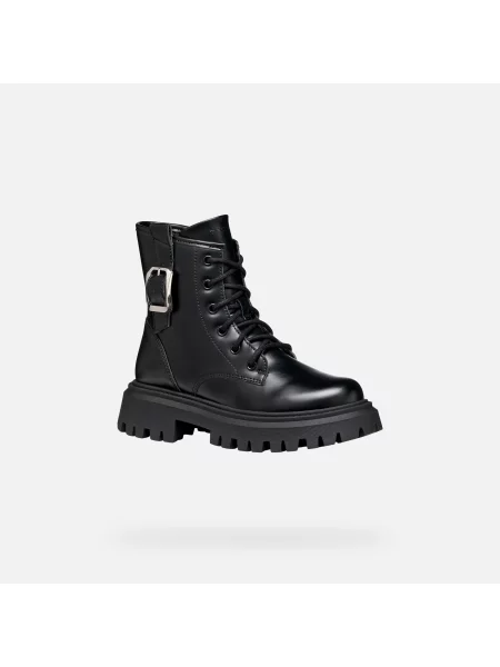 Cizme scurte copii Geox negru