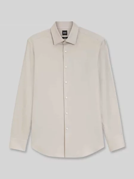 Koszula biznesowa z czystej bawełny w kroju slim fit model H-HANK-K' Boss