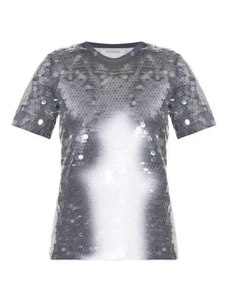 Tricou Sportmax cu paiete negru