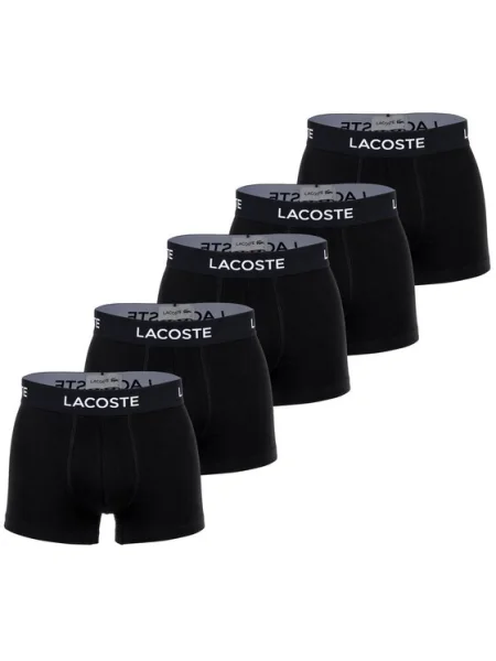 Lacoste Set 5 perechi boxeri negru
