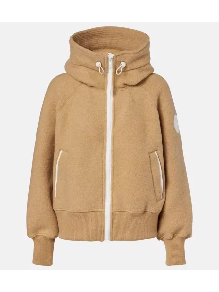 Kurtka bomber Canada Goose wełniany beżowy