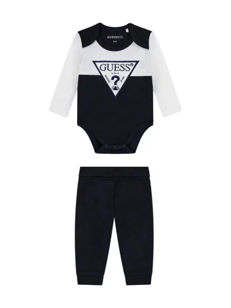 Guess Set body și pantalon negru