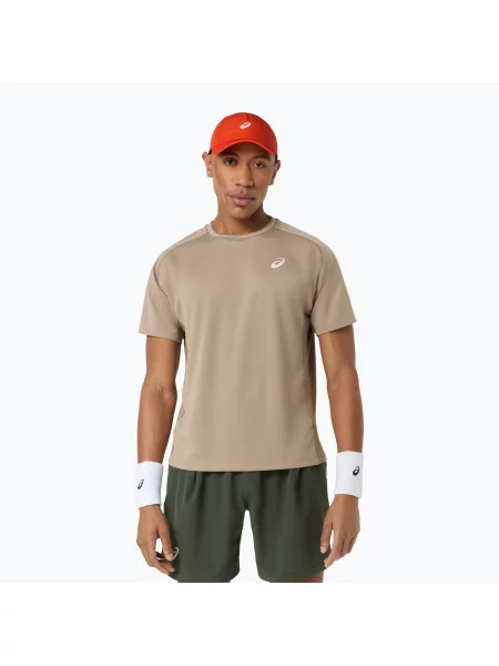 Tricou de tenis pentru bărbați ASICS Game greige
