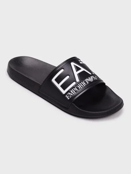 Шлепанцы Ea7 Emporio Armani черные