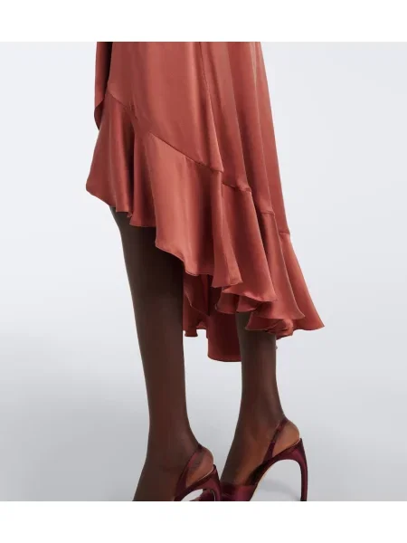 Rochie Zimmermann din satin plic roz