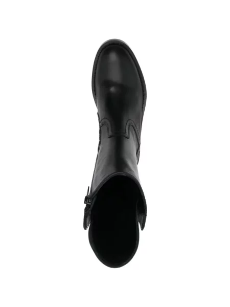 Боти Ann Demeulemeester с връзки с дантела черно