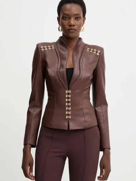 Elisabetta Franchi geacă de tranziție maro