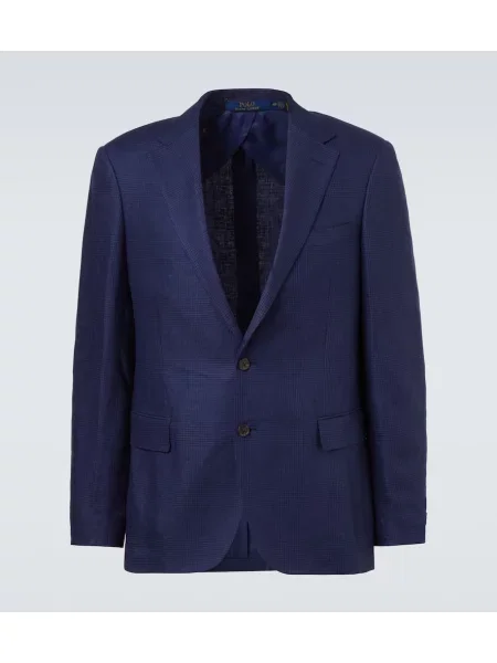 Sacou Polo Ralph Lauren de in în carouri albastru