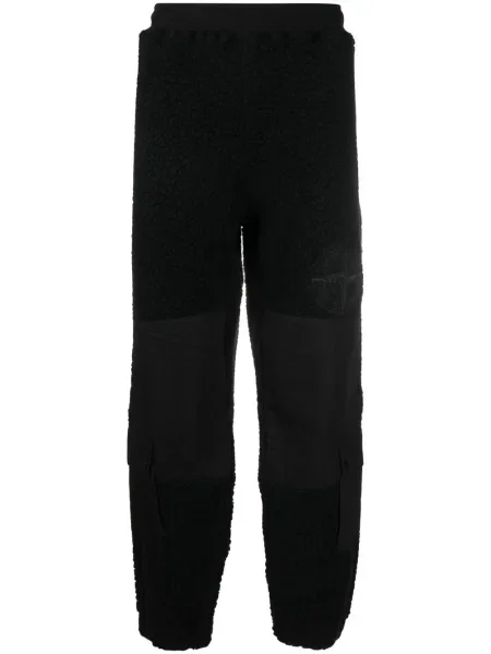Pantaloni cargo Stone Island cu strasuri negru