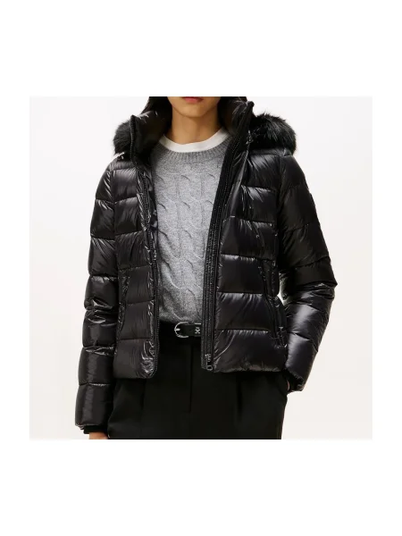 Tommy Hilfiger Geacă din puf negru
