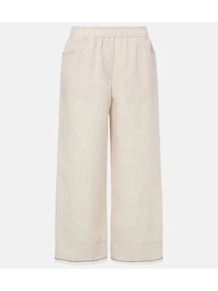 Cropp pantaloni Brunello Cucinelli de in bej