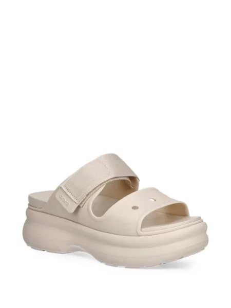 Saboți Crocs cu platformă cu bretele
