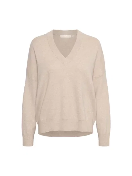 Sweter Inwear w kolorze melanż beżowy