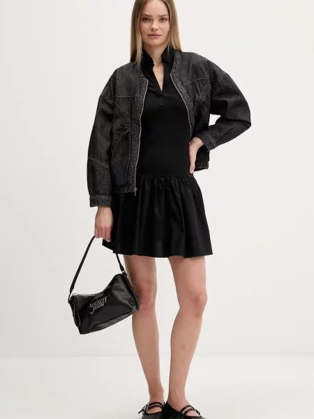 Tommy Jeans Rochie negru