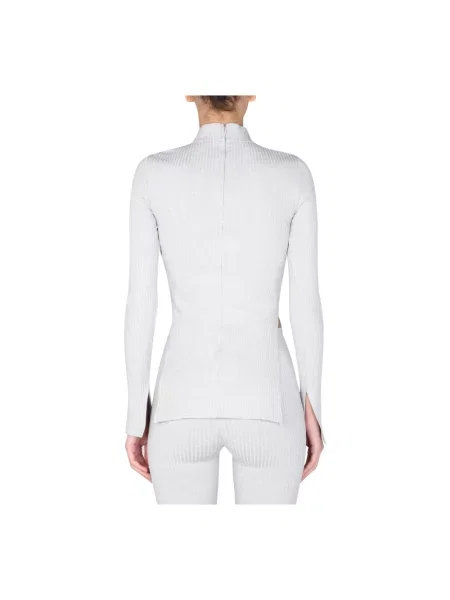 Top Helmut Lang w kolorze melanż szary