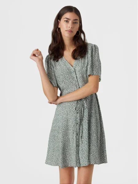 Vero Moda Rochie de vară Verde alba