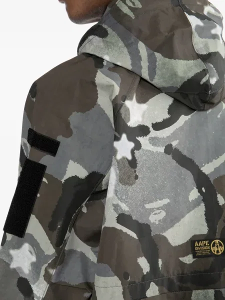 Geacă Aape By A Bathing Ape cu petice verde