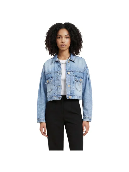ARMANI EXCHANGE Prechodná bunda denim modrá