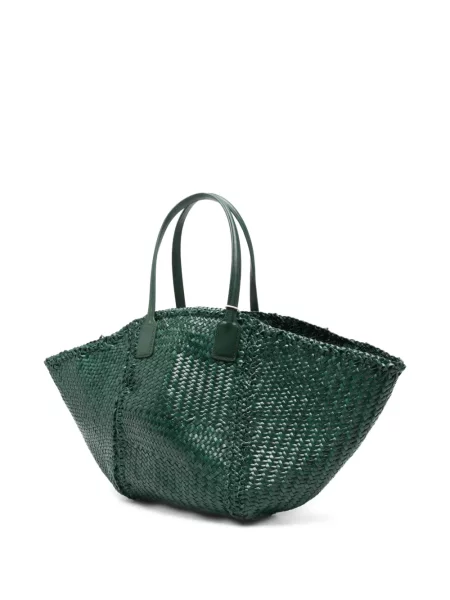 Bőr shopper táska Dragon Diffusion zöld